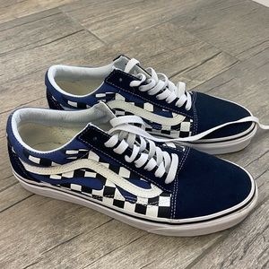 NWOT Navy Blue Drip Vans!